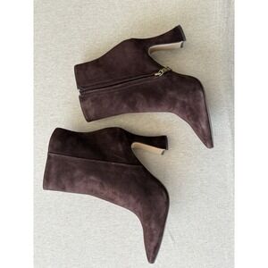 Coach Woman's Brown Suede Ankle Boot 9.5